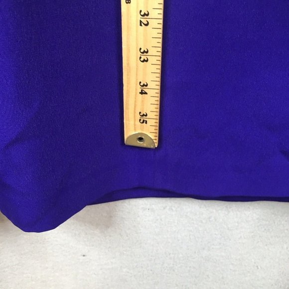 Vintage Silk Dress Womens 4 Purple Career Event Occasion Wedding Cocktail Formal - Picture 6 of 16